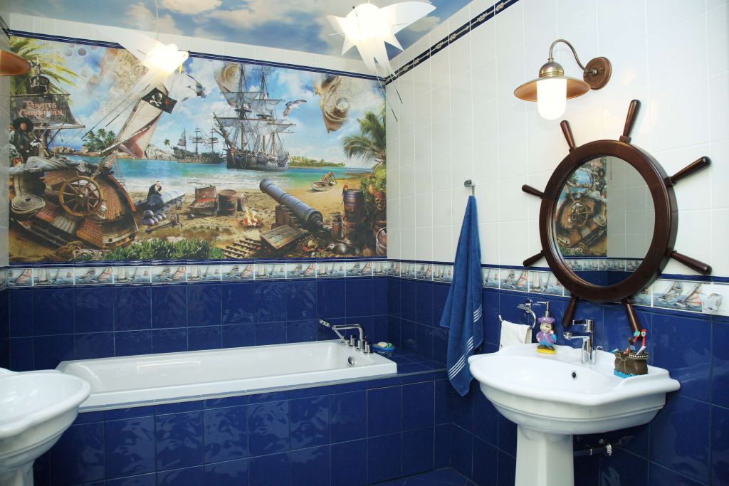 marine style bathroom