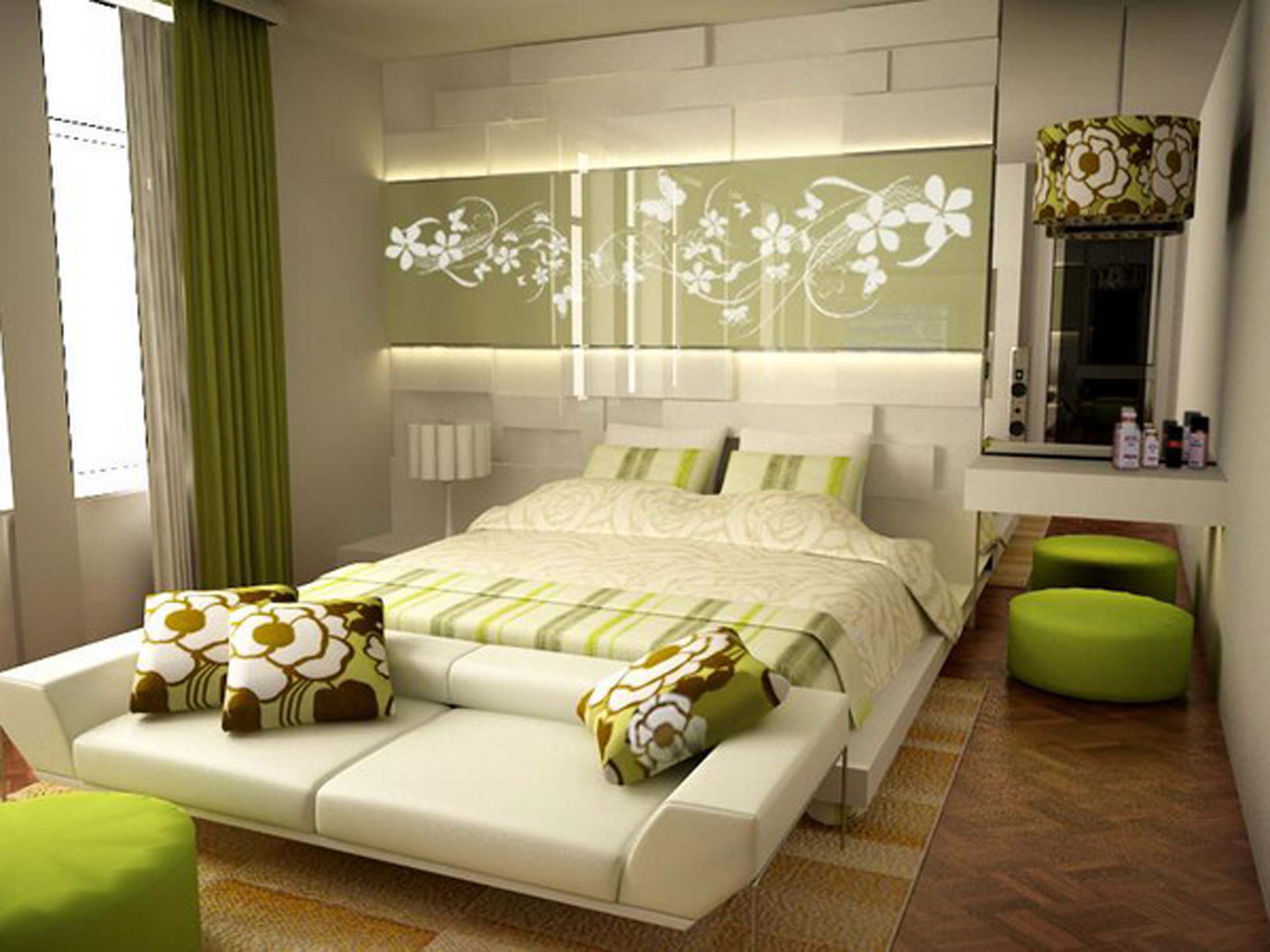 camera da letto 9 mq in verde