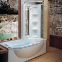 Salle de bain design 6 m² avec douche