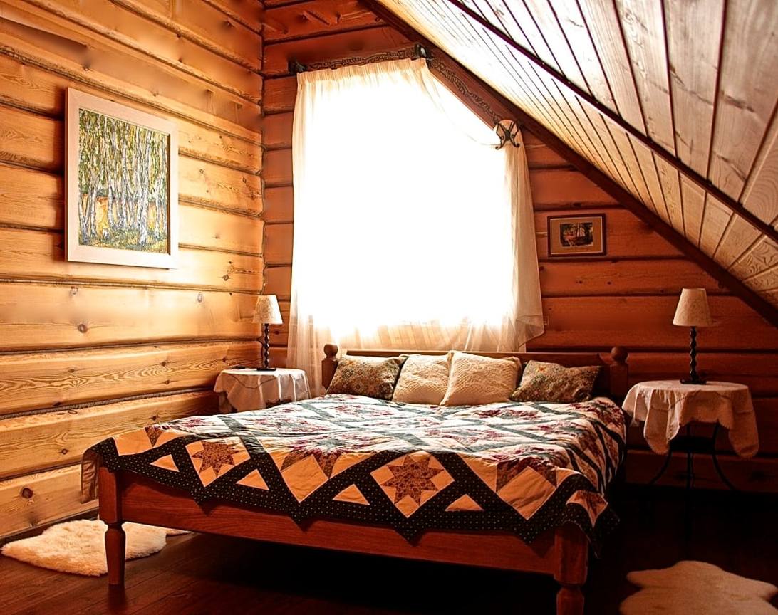 conception de chambre à coucher en bois