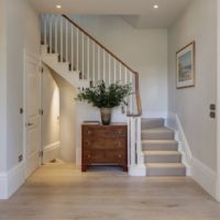 hallway design with stairs