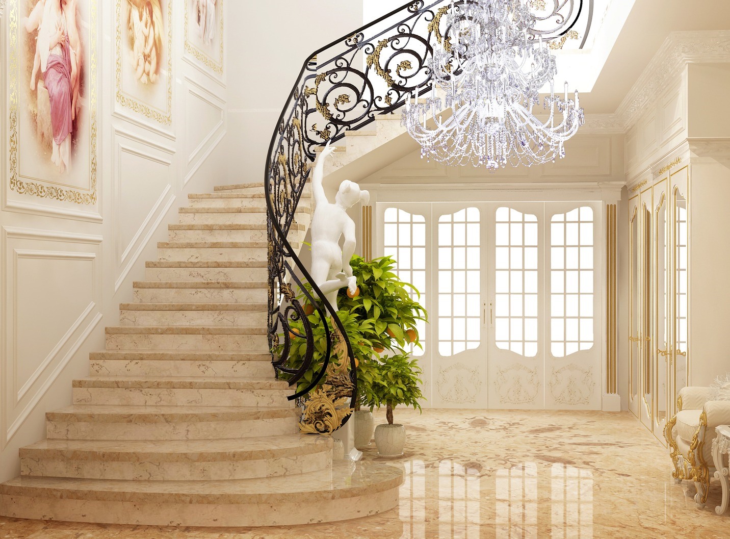 conception d'escalier classique