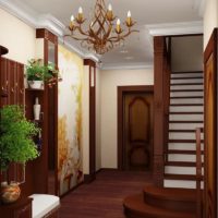 staircase in the hallway design photo