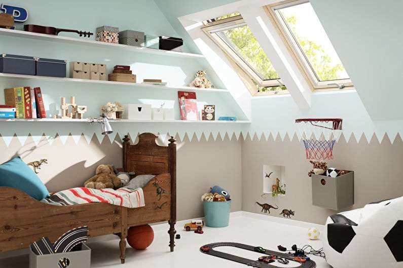 children's bedroom attic
