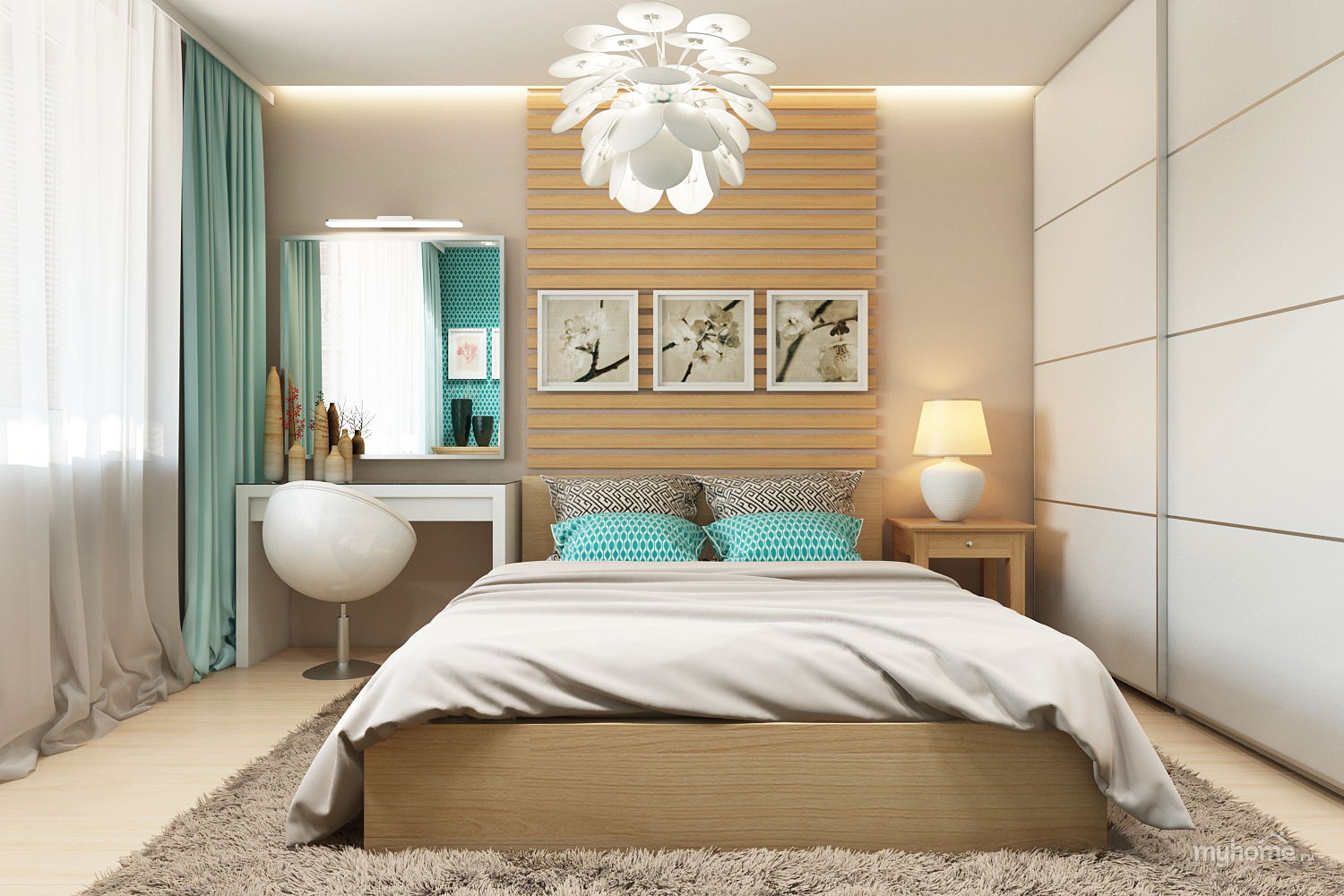 Fashionable bedroom design 2018