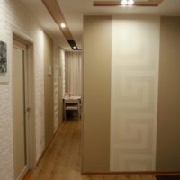 hallway in an apartment in a panel house photo design