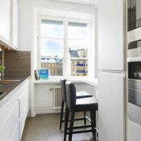 rectangular kitchen photo