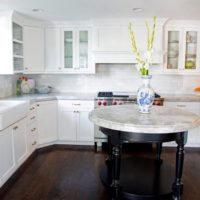 modern design bright kitchen