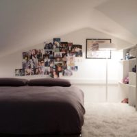 Decorazione fotografica della camera da letto di 9 mq