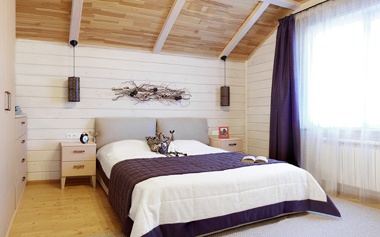 bedroom ideas in a wooden house