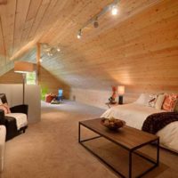 attic bedroom design photo