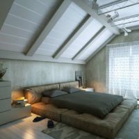 attic bedroom design photo