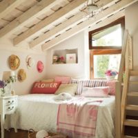 attic bedroom stylish design