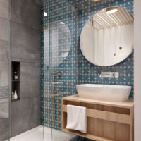 salle de bain 4 m² design d'intérieur