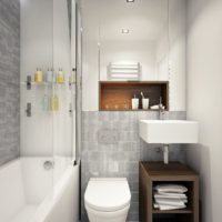 salle de bain 4 m² projet