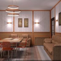 3D design visualization of apartment photo design
