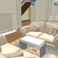 3D design visualization of apartment photo interior