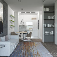 3D visualization of the apartment