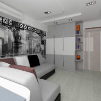 3D visualization of the apartment photo decoration