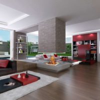 3D visualization of apartment design ideas