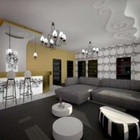 3d render apartment interior