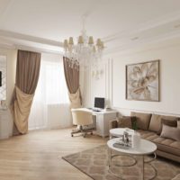 3D visualization of the apartment decoration ideas