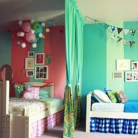 nursery for girls and boys interior photo