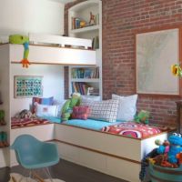 children's room for a boy and a girl