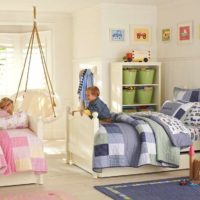kids room for boy and girl design photo