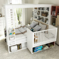baby room for newborn in parents bedroom