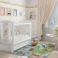 baby room for newborn white bed pendulum