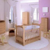 baby room per interni rosa neonato