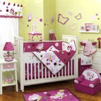 kids room for newborn bright colors