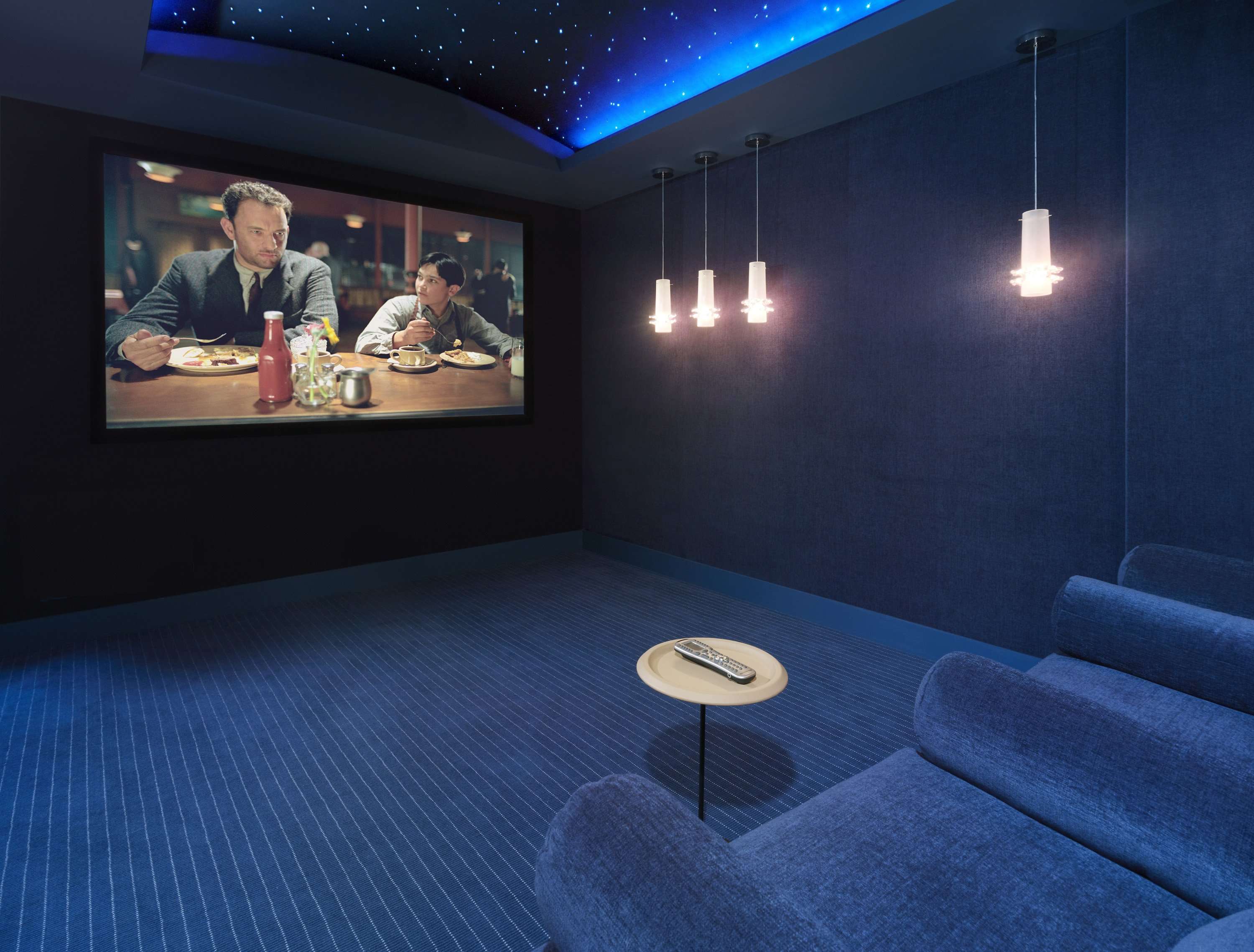 home theater ceiling decor