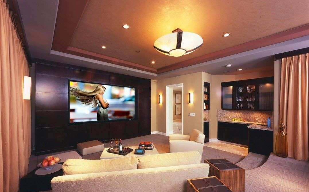 home theater in the hall