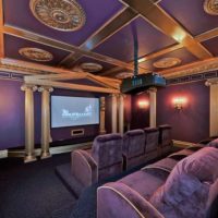 home cinema interieur design photo