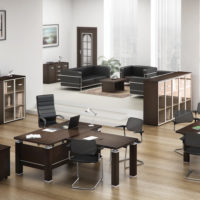furniture in the office of the head