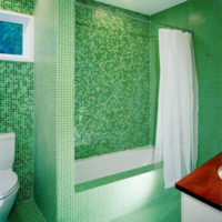 carrelage salle de bain idées vertes