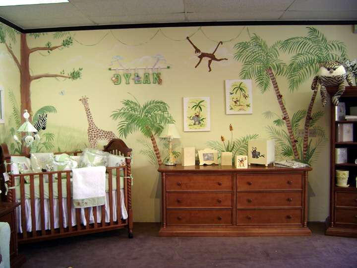 salle de safari pour bébé