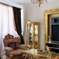 cadre baroque doré