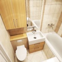 Making a compact bathroom with your own hands