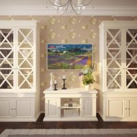 Provence style kitchen cabinets