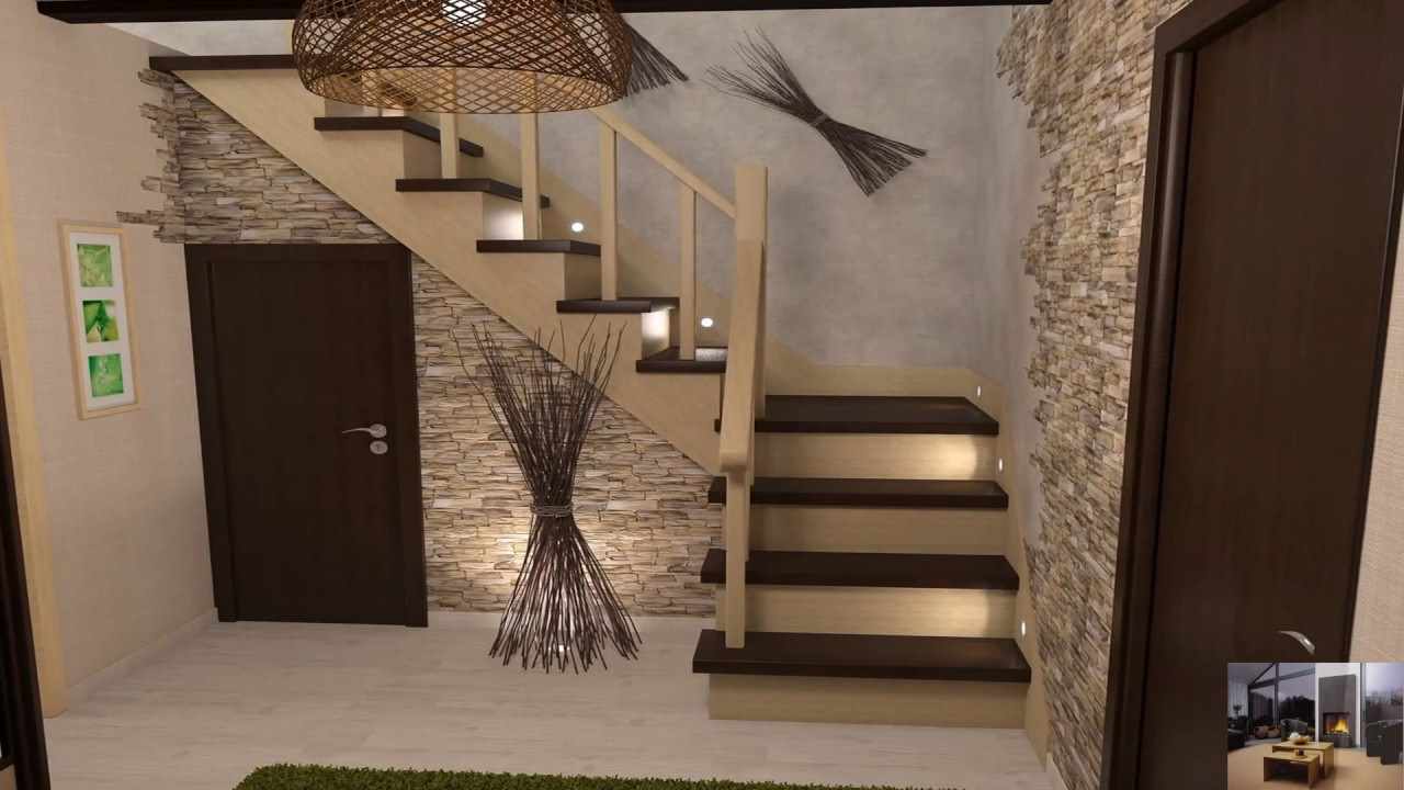 idée de la conception d'escalier lumière