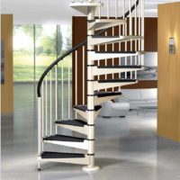 an example of a light staircase design in an honest house picture
