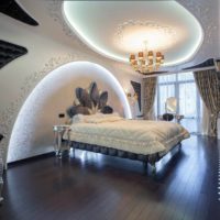 An example of a beautiful decoration of wall decor in the bedroom photo