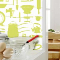 An example of a beautiful craft for the interior of a kitchen photo