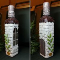 DIY bottle decor for men