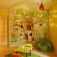 Design a children's room in a fairy style