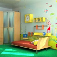 Chambre d'enfants minimaliste