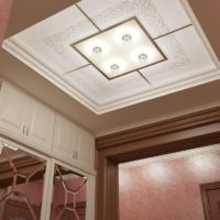 Hallway square ceiling light